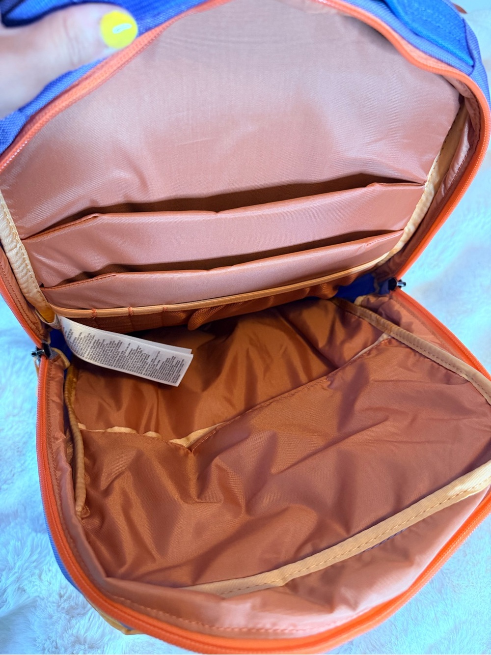 Cotopaxi Blue Backpack with Orange Trim - Men's Daypack nwt - Picture 9 of 10
